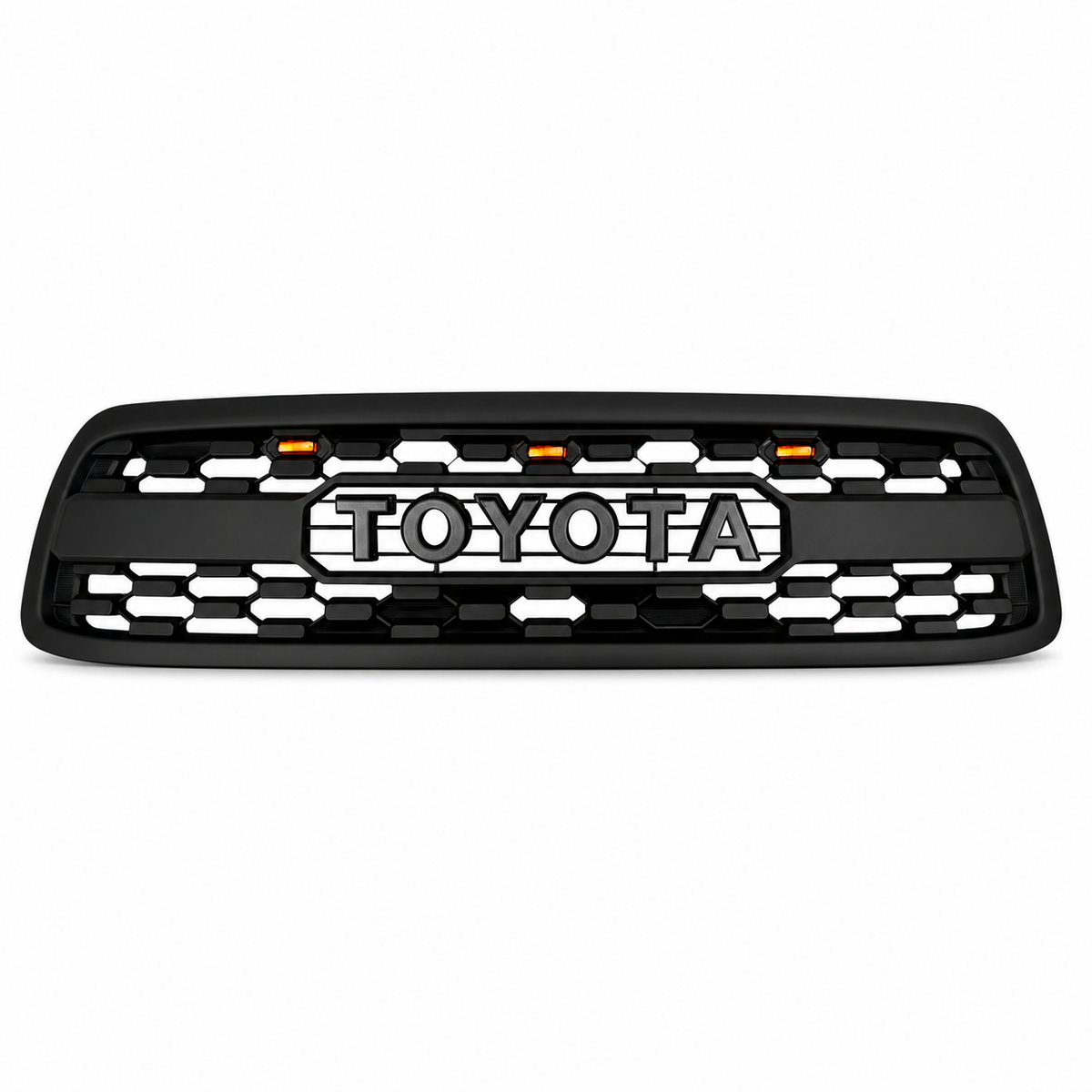 TRD style grille for 2001-2004 Sequoia with TOYOTA letters and amber Raptor lights