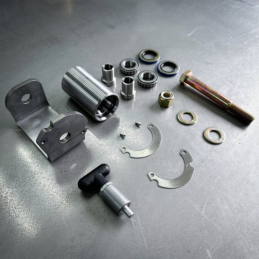 Swing Out Bumper Hinge Kit | Spare Tire Carrier |  Heavy Duty Assembly | Universal