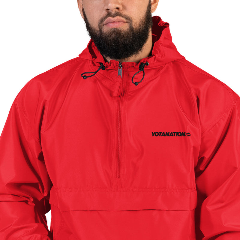 Load image into Gallery viewer, Yota Nation Embroidered Champion Packable Jacket
