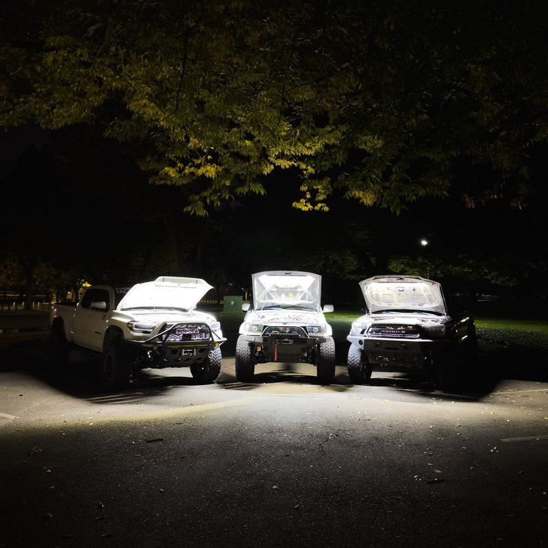 Load image into Gallery viewer, Under Hood LED Light Kit for ALL MAKES and Toyotas (4Runners, Tacomas, Sequoias, Tundras, LC, FJ, GX)
