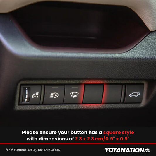 Check your Toyota blank switch size