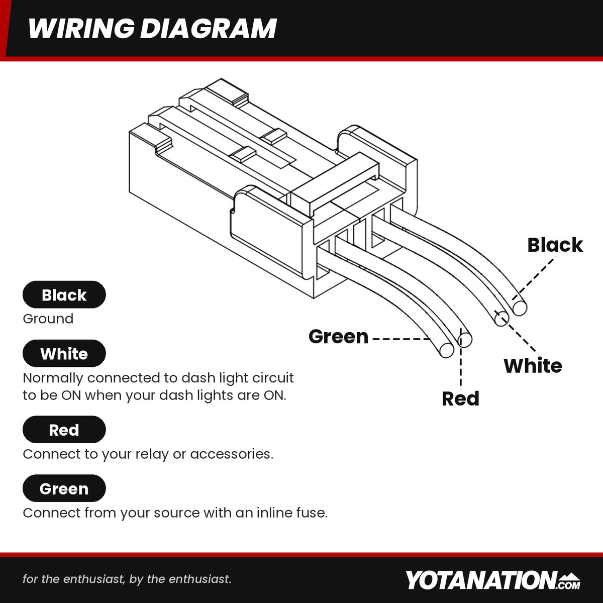 LED light bar switch wiring diagram