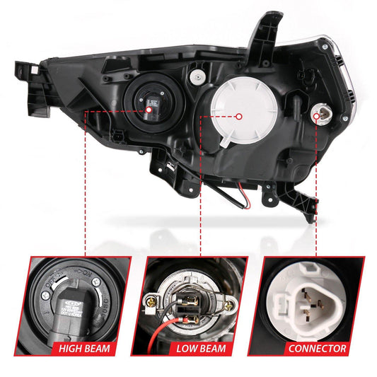 Plank Style Projector LED STRIP Headlights - 2014+ Toyota 4Runner - Yota Nation