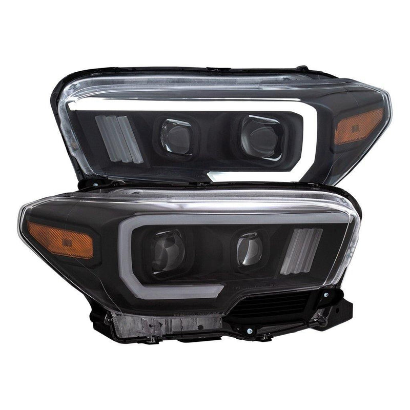 Load image into Gallery viewer, Anzo Black Plank Style Switchback Project Headlights - 2016+ Toyota Tacoma TRD Models - Yota Nation
