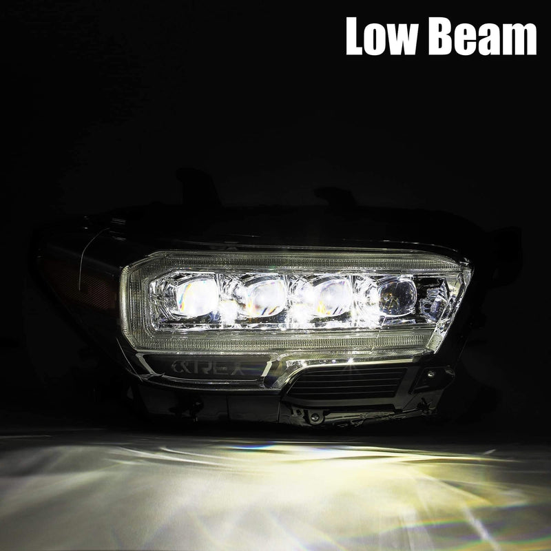Load image into Gallery viewer, AlphaRex NOVA-Series LED Projector Headlights Chrome 2016+ Toyota Tacoma - Yota Nation
