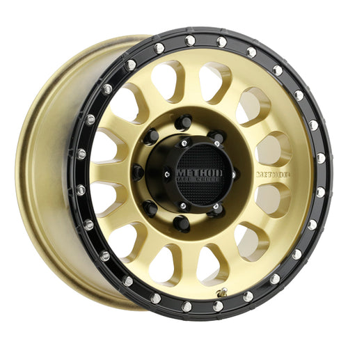 Method Race Wheels 315 (Gold w/ Black Lip)