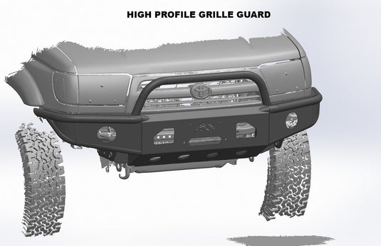 96-02 4Runner Open Wing Hybrid Front Bumper - Welded