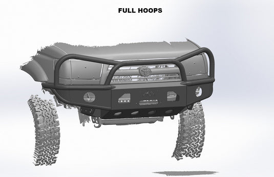 96-02 4Runner Open Wing Hybrid Front Bumper - DIY KIT