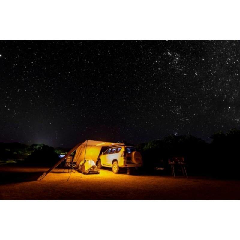 ARB ALUMINUM AWNING WITH LED LIGHT KIT - 8.2' X 8.2' - Yota Nation