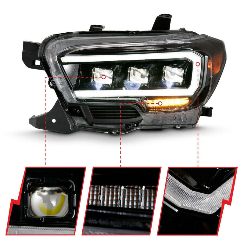 Load image into Gallery viewer, Anzo Led Plank Style Projector Headlights 2016+ Toyota Tacoma - Yota Nation
