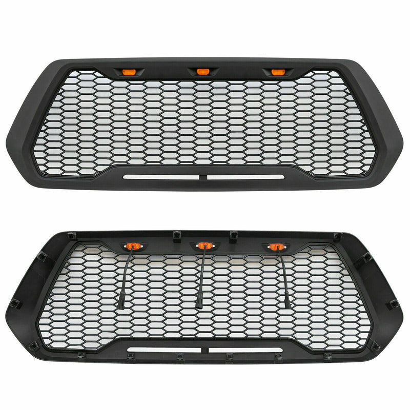 Load image into Gallery viewer, Raptor Style Matte Black Grille w/3 LED Lights - 2016+ Toyota Tacoma - Yota Nation
