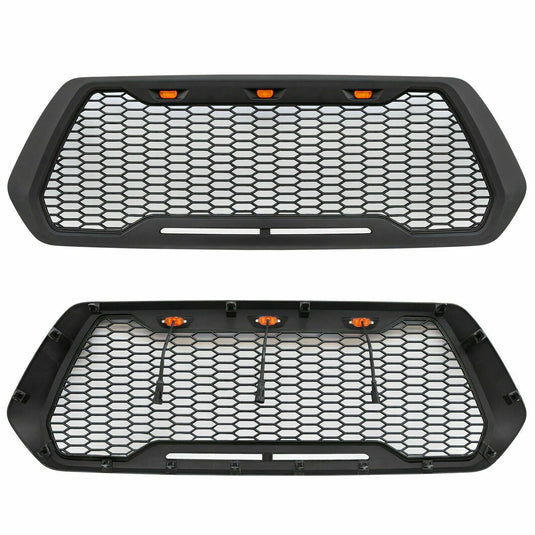 Raptor Style Matte Black Grille w/3 LED Lights - 2016+ Toyota Tacoma - Yota Nation