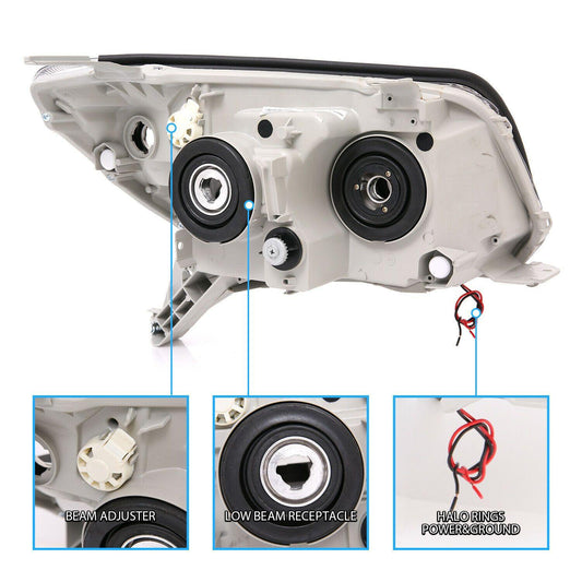 Black Out Headlights with Halos for 2006-2009 4Runners - Yota Nation