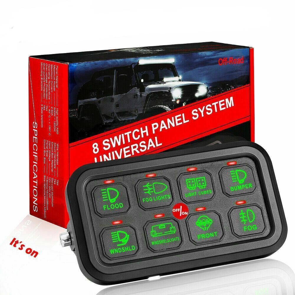 8 Gang Switch Panel and External Fuse Box - Yota Nation